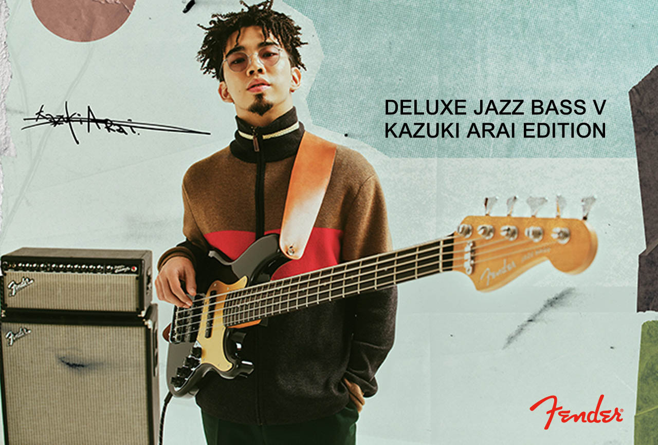 Fender Deluxe Jazz Bass V Kazuki Arai Edition 簽名款電貝斯